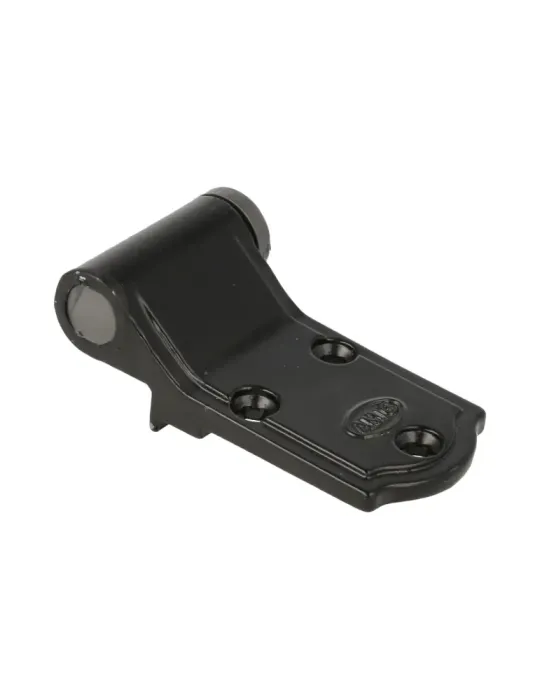 Bisagra fija 3016 - 16 x 15 mm - Zamak - Negro