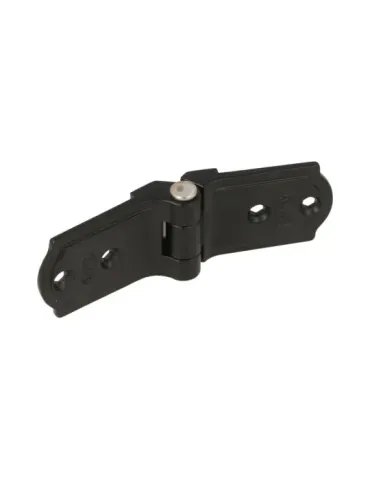 Bisagra plana 3021 - 117 x 37 x 12 mm - Zamak - Negro