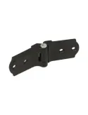 Bisagra plana 3021 - 117 x 37 x 12 mm - Zamak - Negro