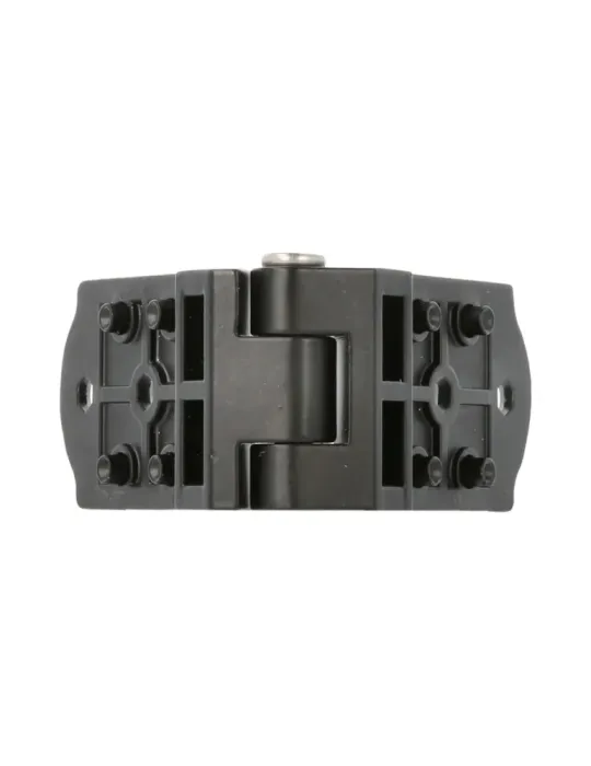 Bisagra plana 3021 - 117 x 37 x 12 mm - Zamak - Negro