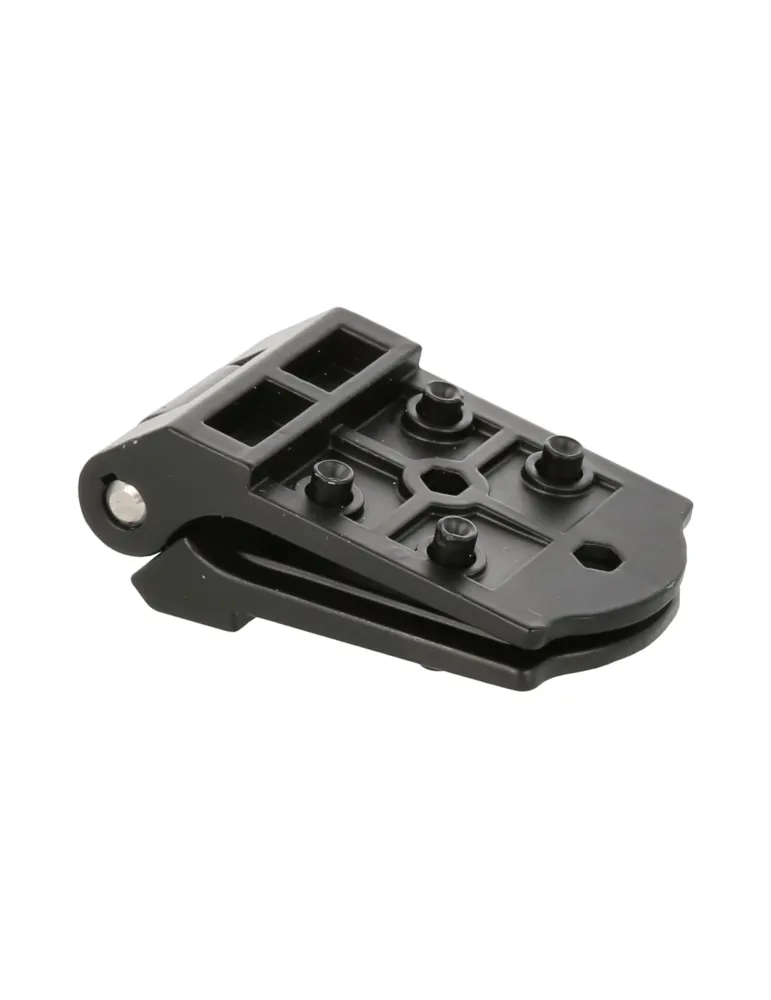 Bisagra plana 3021 - 117 x 37 x 12 mm - Zamak - Negro