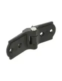 Bisagra plana 3025 - 107 x 37 x 12 mm - Zamak - Negro
