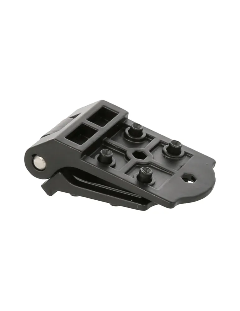 Bisagra plana 3025 - 107 x 37 x 12 mm - Zamak - Negro