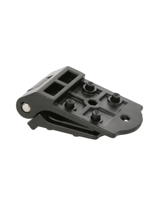 Bisagra plana 3025 - 107 x 37 x 12 mm - Zamak - Negro