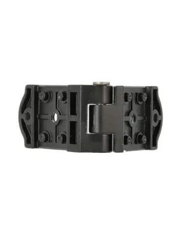 Bisagra plana 3026 - 107 x 37 x 12 mm - Zamak - Negro 2