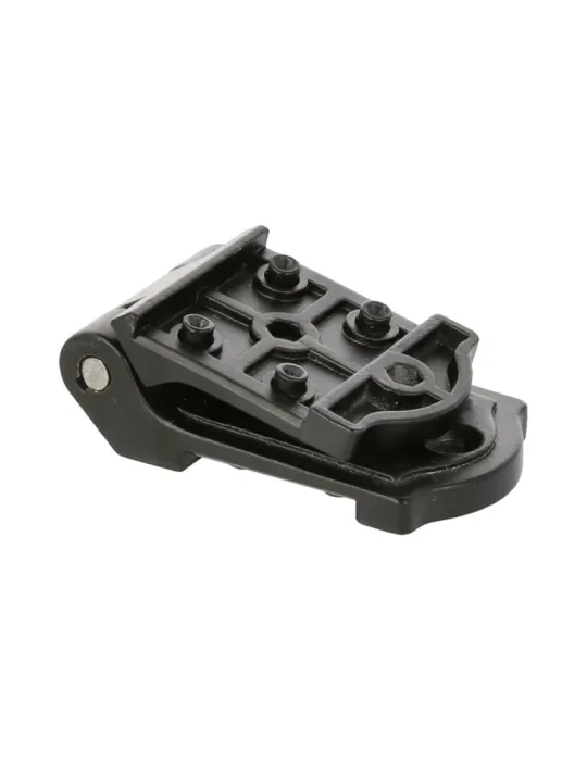 Bisagra plana 3026 - 107 x 37 x 12 mm - Zamak - Negro