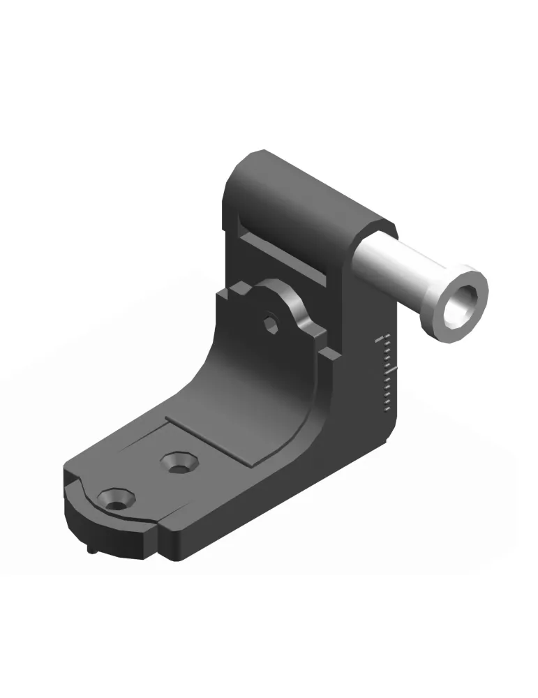 Bisagra regulable 3000 - 36 - 48 mm - Zamak - Negro