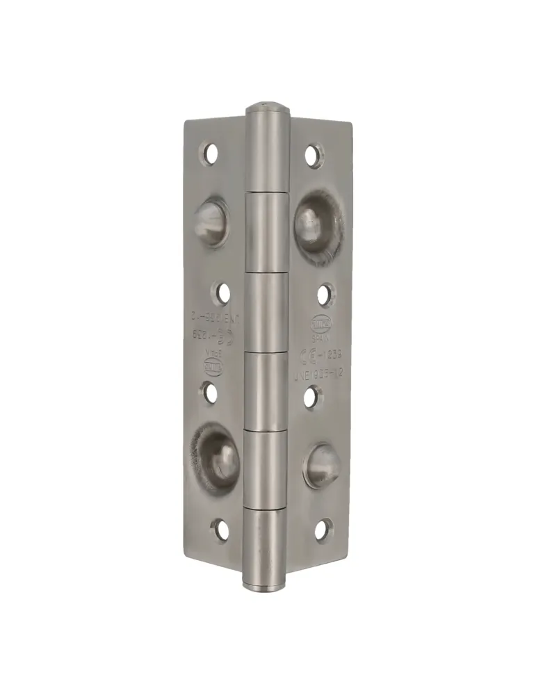 Bisagra seguridad 565C - 150 x 83 x 3 mm - Acero inoxidable 18/8 - Mate