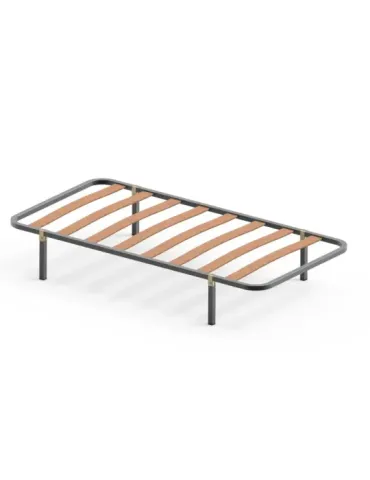 Pata somier 14 - 270 x 30 x 30 mm - Acero - Negro 2