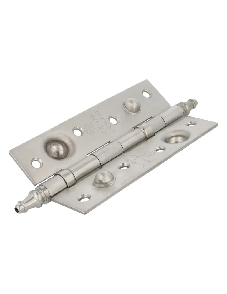 Bisagra seguridad 567C - 150 x 83 x 3 mm - Acero inoxidable 18/8 - Mate