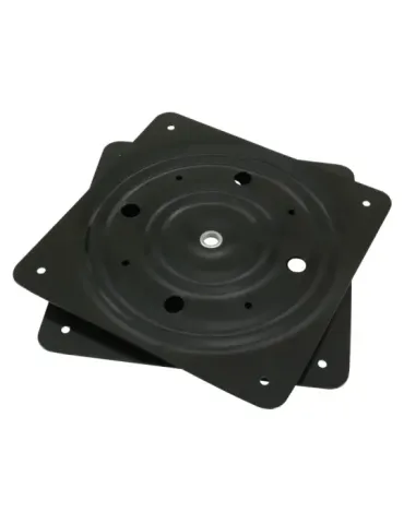 Soporte giratorio 350 - 240 x 240 mm - Acero - Negro