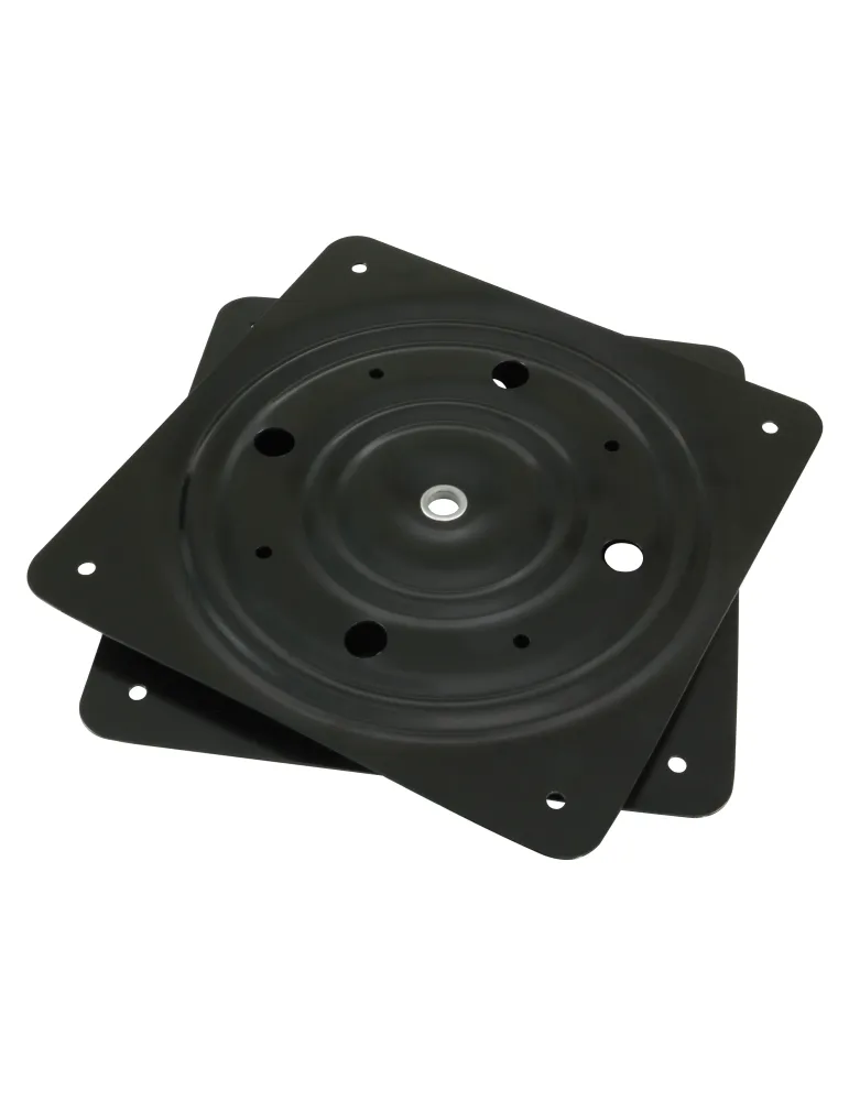 Soporte giratorio 350 - 240 x 240 mm - Acero - Negro