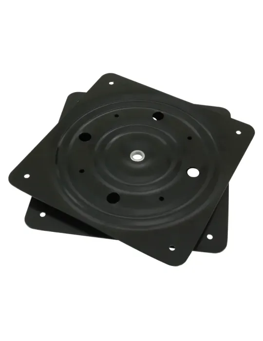 Soporte giratorio 350 - 240 x 240 mm - Acero - Negro
