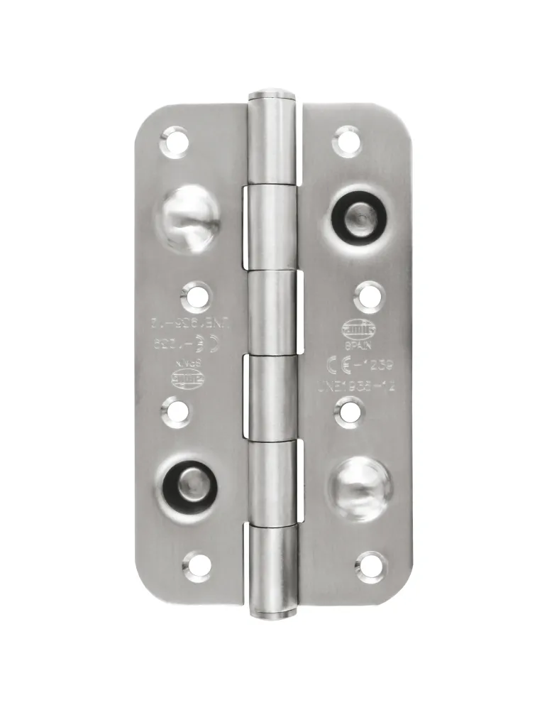 Bisagra seguridad 571C - 150 x 83 x 3 mm - Acero inoxidable 18/8 - Mate