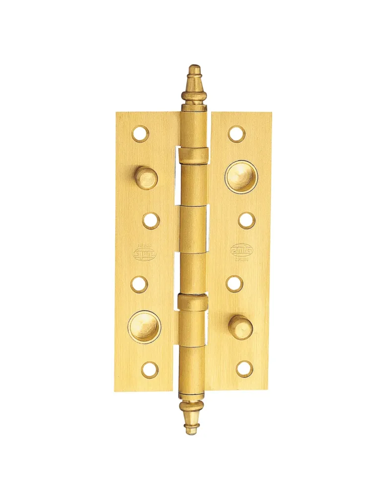 Bisagra seguridad latón 567 - 150 x 82 x 3 mm - Latón - Mate