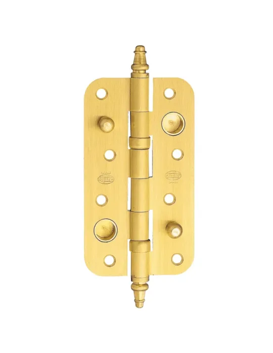 Bisagra seguridad latón 568 - 150 x 82 x 3 mm - Latón - Mate