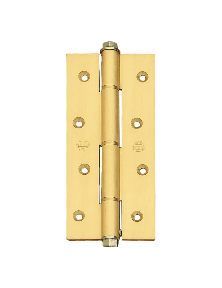 Bisagra simple acción 3030 - 180 x 80 x 4 mm - Latón - Mate
