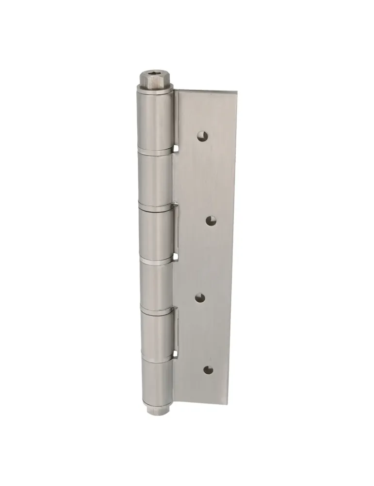 Bisagra simple acción 3031B - 180 x 80 x 3 mm - Acero inoxidable 18/8 - Mate