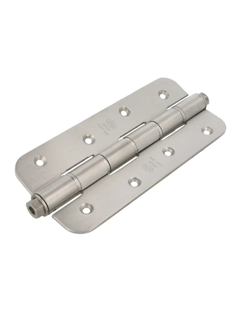 Bisagra simple acción 3031R - 180 x 80 x 3 mm - Acero inoxidable 18/8 - Mate