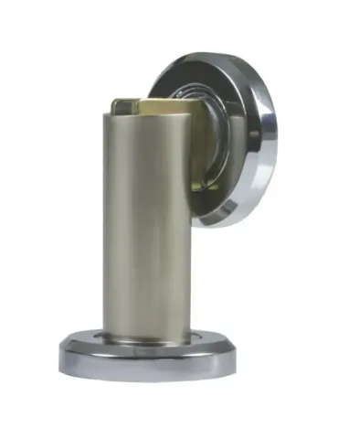 Tope puerta magnético 711 - Ø50 x 75 mm - Zamak - Níquel cepillado
