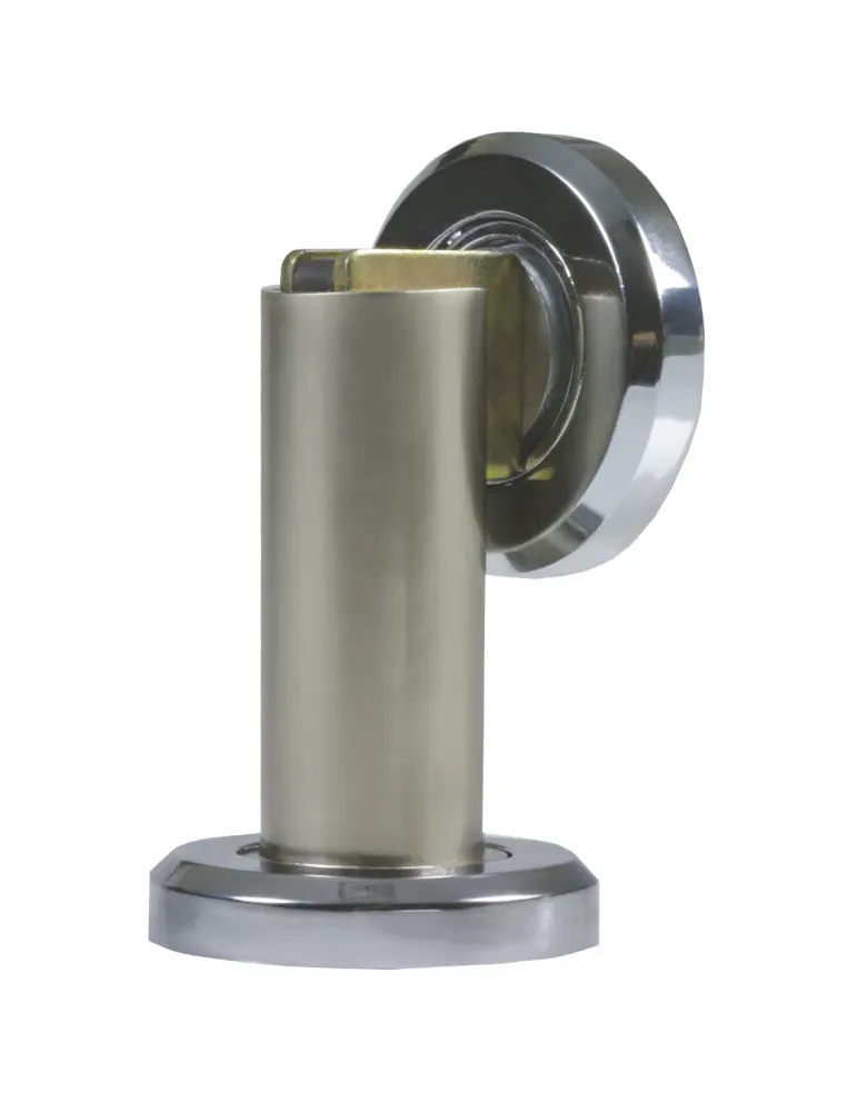 Tope puerta magnético 711 - Ø50 x 75 mm - Zamak - Níquel cepillado