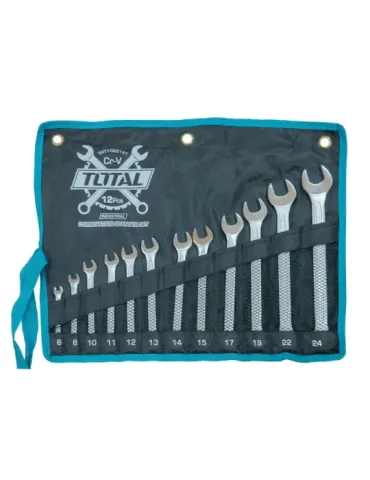 Bolsa 12 llaves combinadas THT1022121 - Acero al carbono