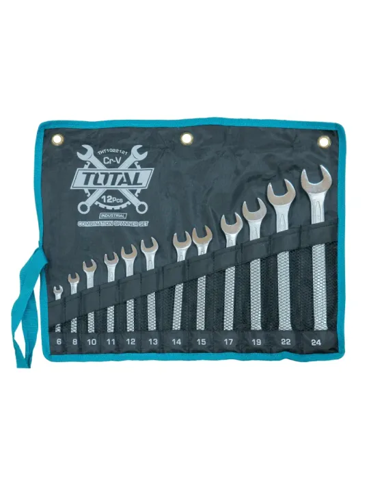 Bolsa 12 llaves combinadas THT1022121 - Acero al carbono