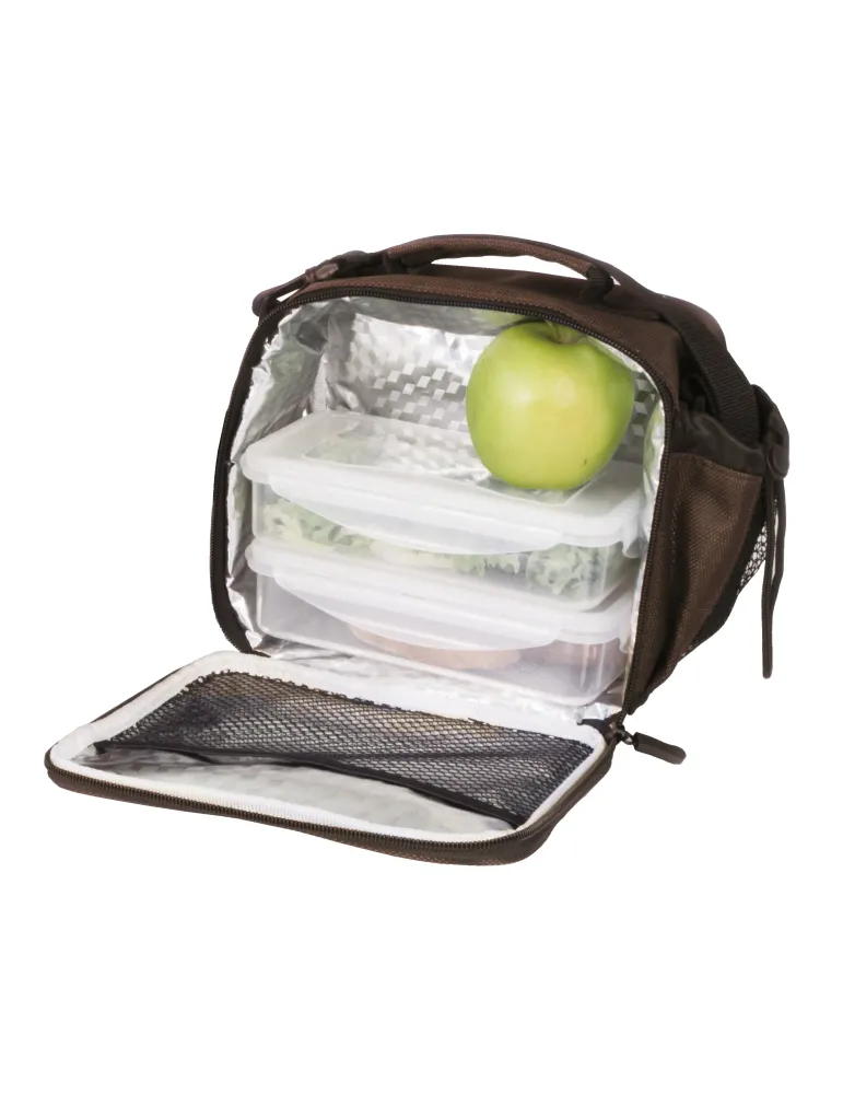Bolsa térmica - 21 x 19 x 12 cm - Marrón