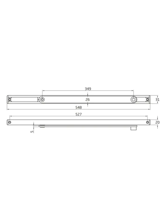 Brazo corredera Mod. 6500