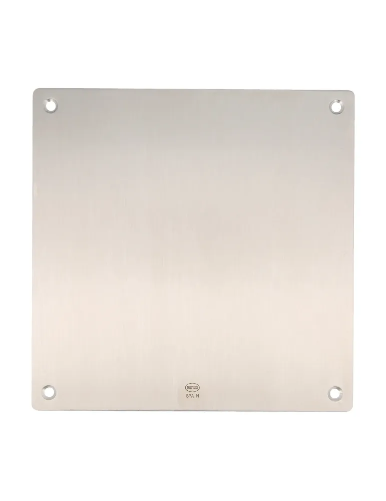 Placa 10 - 180 x 180 mm - Acero inoxidable 18/8 - Mate