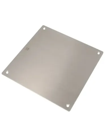 Placa 10 - 180 x 180 mm - Acero inoxidable 18/8 - Mate 2