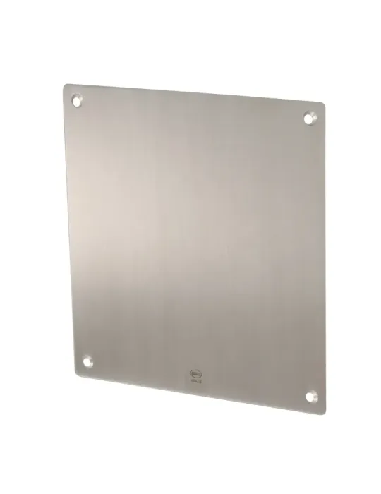 Placa 10 - 180 x 180 mm - Acero inoxidable 18/8 - Mate