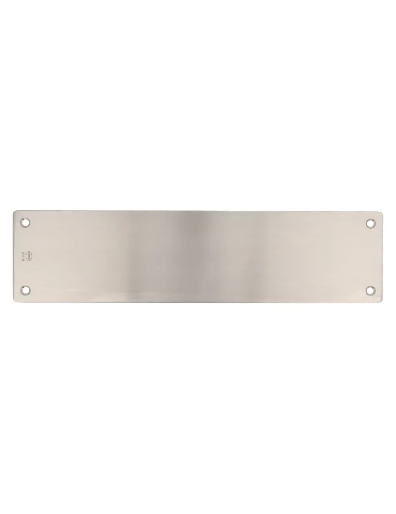 Placa 11 - 300 x 75 mm - Acero inoxidable 18/8 - Mate