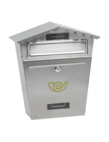 Buzón 1 INOX - 360 x 335 x 110 mm - Acero inoxidable - Inoxidable