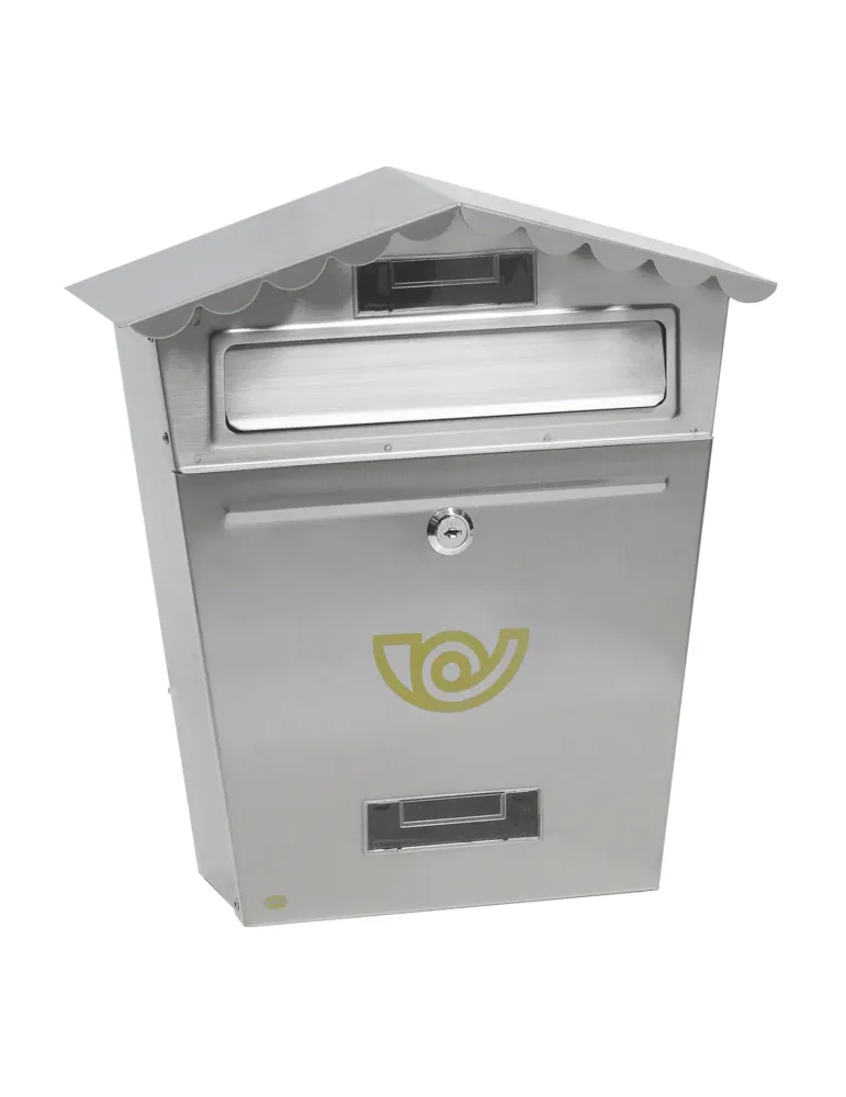 Buzón 1 INOX - 360 x 335 x 110 mm - Acero inoxidable - Inoxidable