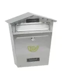 Buzón 1 INOX - 360 x 335 x 110 mm - Acero inoxidable - Inoxidable