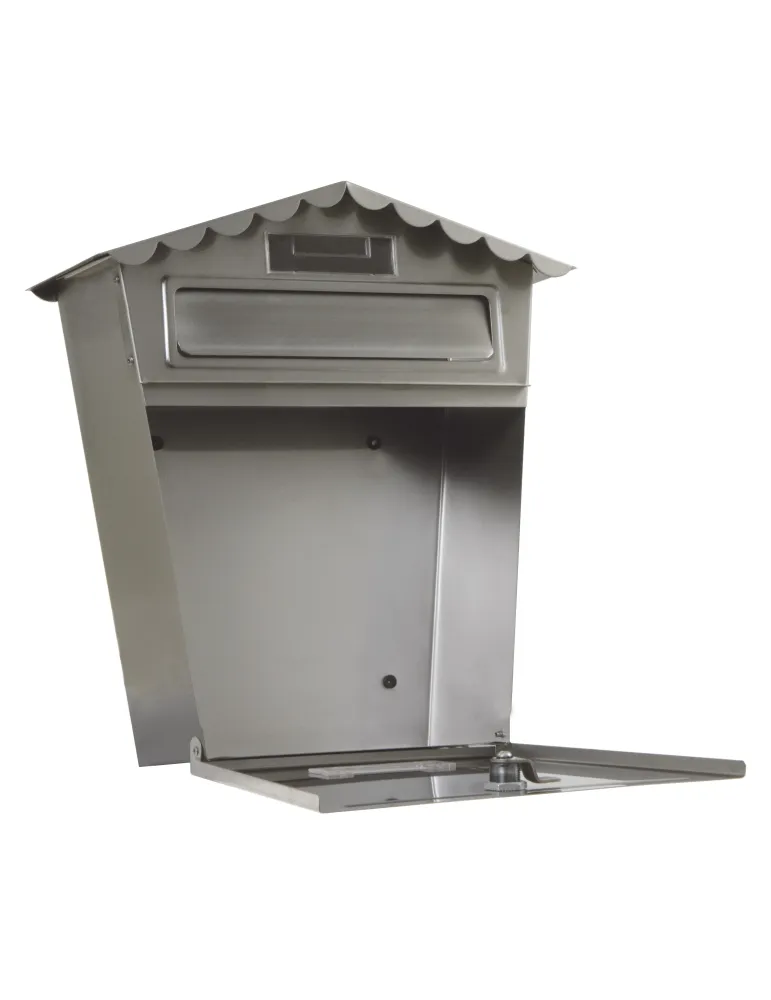 Buzón 1 INOX - 360 x 335 x 110 mm - Acero inoxidable - Inoxidable