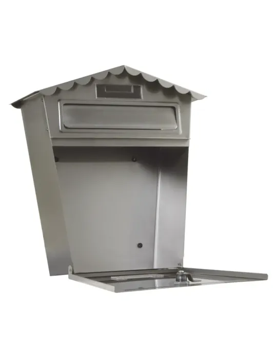 Buzón 1 INOX - 360 x 335 x 110 mm - Acero inoxidable - Inoxidable