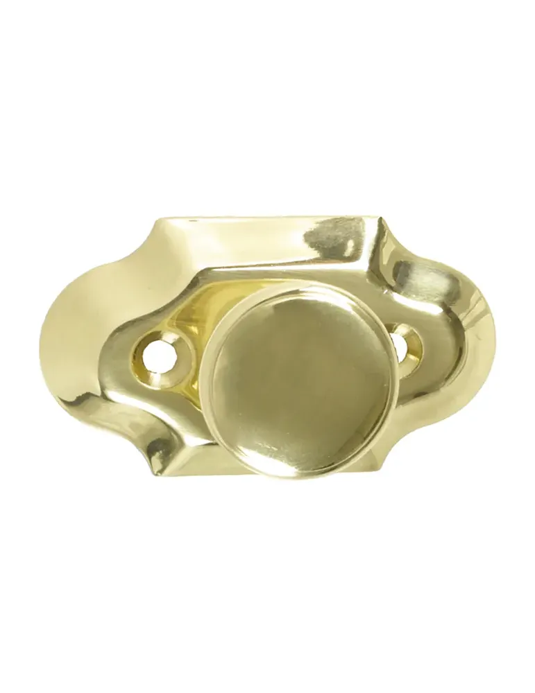 Escudo tirador 27 - 60 x 34 mm - Latón - Pulido