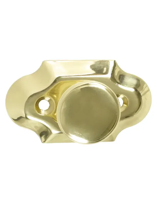 Escudo tirador 27 - 60 x 34 mm - Latón - Pulido