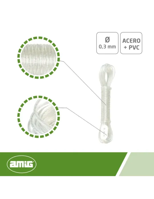 Cable de acero forrado PVC Mod. 30126