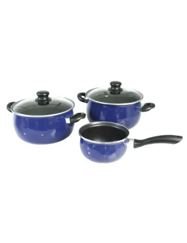 Cacerola - Ø28 cm - Acero - Azul 2