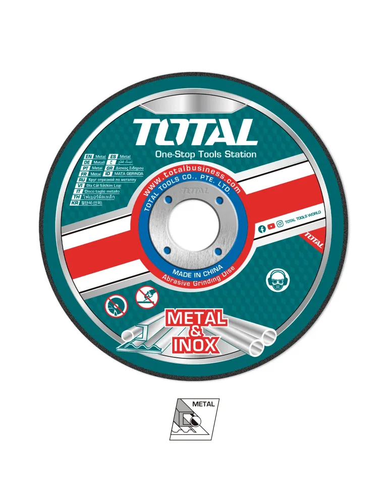 Caja de 10 discos corte TAC2211 - Ø115 mm