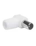 Conector TV 3112 - 9,5 mm - Poliestireno - Blanco