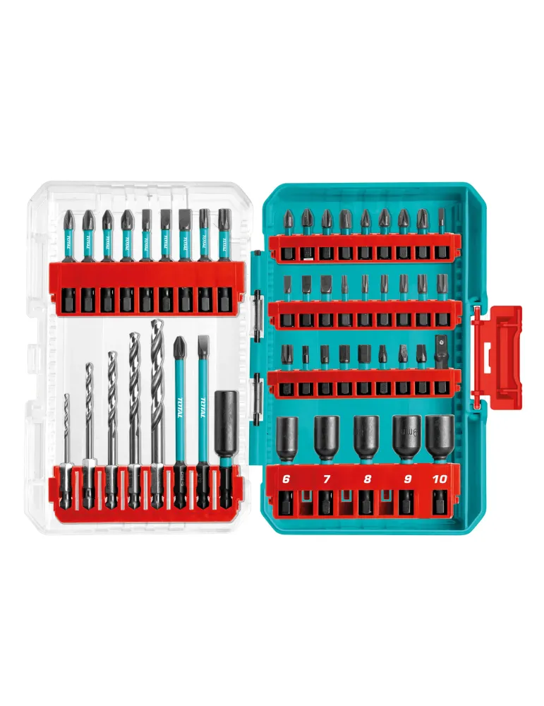 Caja de 49 puntas de impacto + adaptador TACSDL24906
