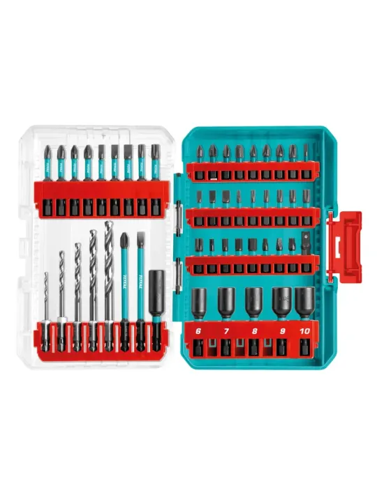 Caja de 49 puntas de impacto + adaptador TACSDL24906
