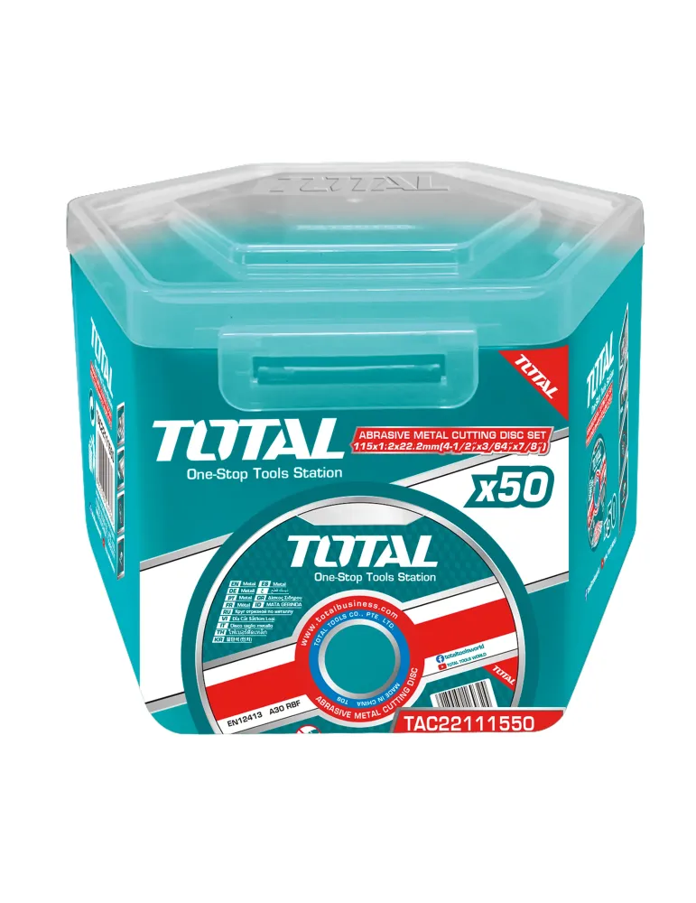 Caja de 50 discos corte TAC22111550 - Ø115 mm