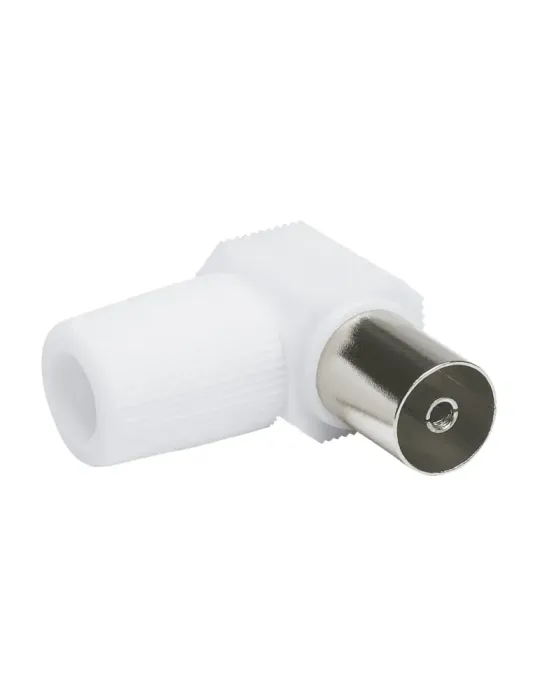Conector TV 3113 - 9,5 mm - Poliestireno - Blanco