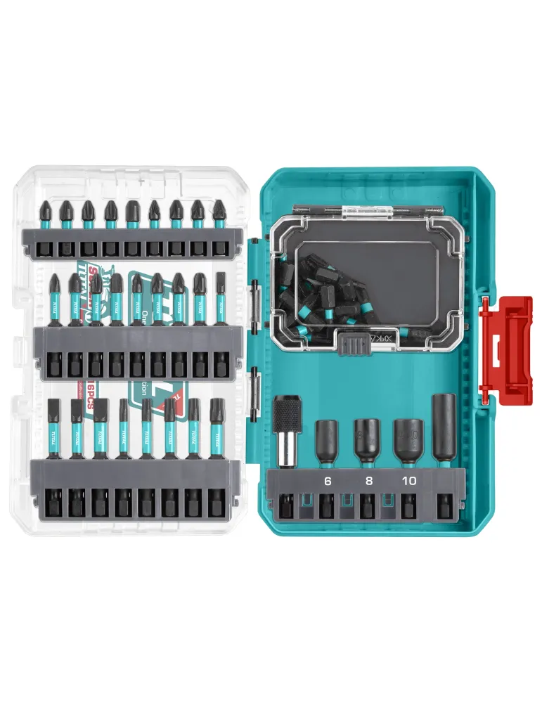 Caja de 51 puntas impacto + adaptadores TACSDL25106