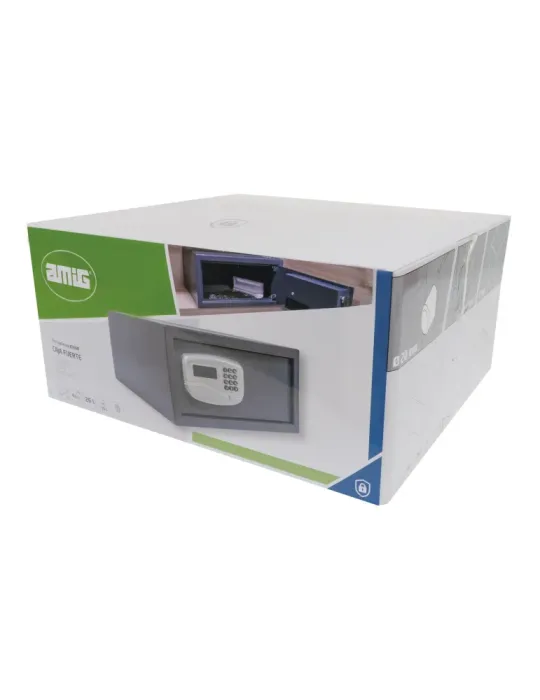 Caja fuerte TOPSECURE-H - 430 x 370 x 195 mm - Acero - Gris